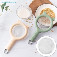 Auspiciousrui 80/120 Mesh Strainer Plastic Sieve Fine Mesh Filter For Soy Milk Coffee Yogurt Juice H