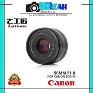Lensa 7artisan 50mm canon Lensa Wide 7Artisans 50mm f1.8 for Canon EOS-M