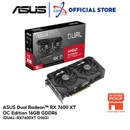 ASUS DUAL RX 7600 XT OC EDITION 16GB DDR6 GRAPHICS CARD ( DUAL-RX7600XT O16G )