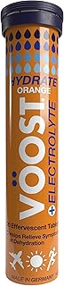 Voost Hydrate Orange Effervescent Electrolyte Supplement 20 Tabs