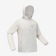 QUECHUA 男款防曬外套 HELIUM 500－米色