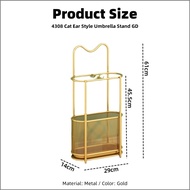 【Woody】Umbrella Rack Cat Type Storage Rack Household Hotel Lobby Indoor Umbrella Stand Organizer