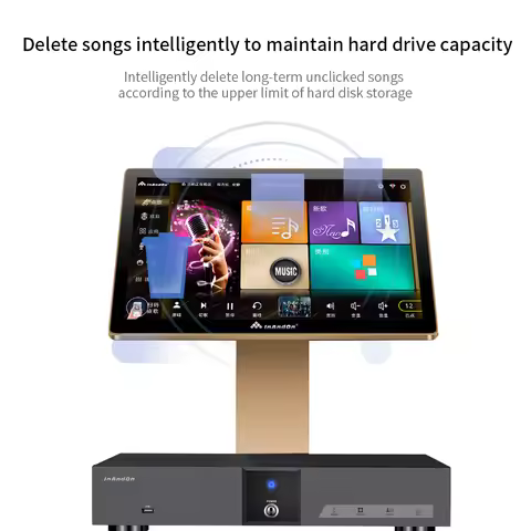 2024 Professional Karaoke Player V5 MAX 21.5'' 1TB InAndOn KaraokeJukebox Android Dual System Wifi S