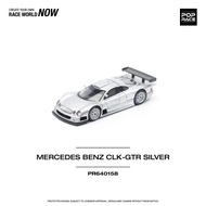 1/64 Pop Race Mercedes-Benz AMG CLK GTR (Silver) Static Display Scale Model