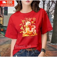KATUN Imlek T-SHIRTS 2025 SHIO SNAKE BUY 3 FREE EXTRA BAS HEADSET / WOMEN'S IMLEK T-SHIRTS / MEN'S I