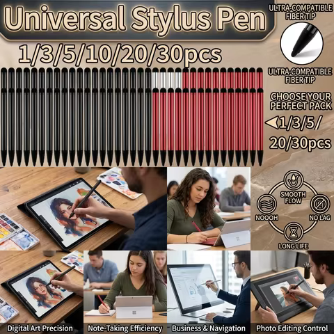 1-30PCS Universal Stylus Pen For Android Touch Screen Capacitive Pen Tilt Phone Tablet Stylus Pen Fo