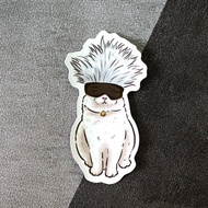 五條貓貓 防水貼紙 貓咪 貓貓 咒術迴戰貓 可愛 日系 插畫