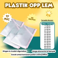 (CAN Mix SIZE Contents 100 pcs) OPP PLASTIC GLUE 7X25; 8X25; 9X25; 10X25; 11X25; 12X25; 13X25; 14X25