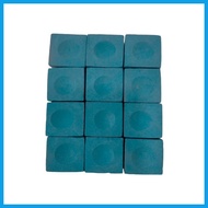 ✿ 12PCS Brunswick Billiard Chalk (Blue)