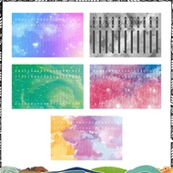 Super 5Pcs Kalimba 21 Keys Sticker Thumb Piano Decals Keyboard Instruments Spare Parts Accessories f