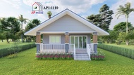 แบบบ้านทรงจั่ว AP1-1110