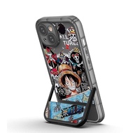 One Piece Luffy for Apple 16 Series Invisible Bracket Phone Case q4K3