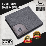 Wallet Men Genuine Leather Wallet Men Latest Distro Leather Canvas Premium Branded Original Coach Gift Guys JSHOP-02