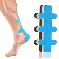 10PCS Achilles Tendon Kinesiology Tape, Elastic Breathable Athletic K Tape, Ankle Achilles Support T