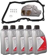 Auto Transmission Service Kit: Filter, 5L ATF, Gaskets for VW 09G Trans. select models