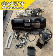 Dashboard set Passo Hana Euro Hitam with Door Trim Euro Hitam for Myvi Lagi Best Icon