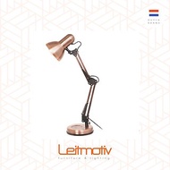 Leitmotiv desk lamp HOBBY steel Copper 銅色HOBBY可調較枱燈