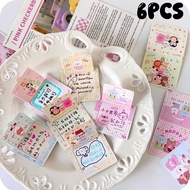 6PCS/Pack Pupils Reward Scratch Cards DIY Family Activity Lucky Lottery Presents