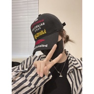 MiuMiu444 White Green Double C Embroidered Baseball Cap