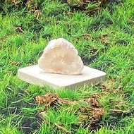 能量擺飾-瑪瑙可愛開口笑白晶洞 招財 療癒 開運 原礦 快速出貨