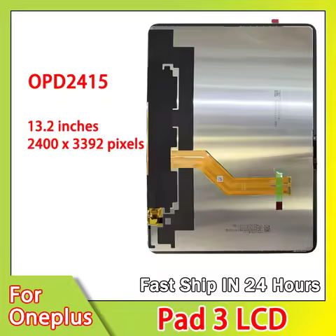 13.2“inch for 1+ Pad 3 Display For Oneplus Pad 3 LCD OPD2415 Display Touch Screen Digitizer Glass As