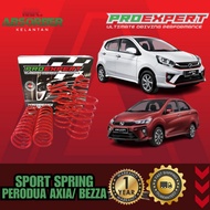 Perodua bezza/Axia Spring sport pro expert lowered