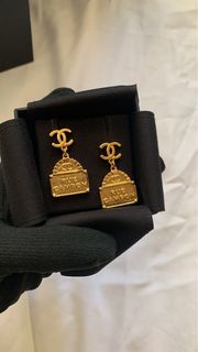Chanel 22 新款耳環 門牌 logo 吊耳環 earrings