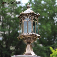 Outdoor Country Door Post Lamp Post Head Lamp Column Landscape Lamp Garden Decoration Wall Lamp Wate