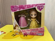 Disney 美女與野獸 Belle 貝兒 換衫公仔