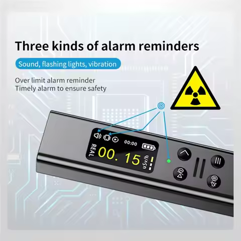 -A96Z PW07 Handheld Radiation Detector High-Precision Nuclear Radiation Detector Multiple Alarms One