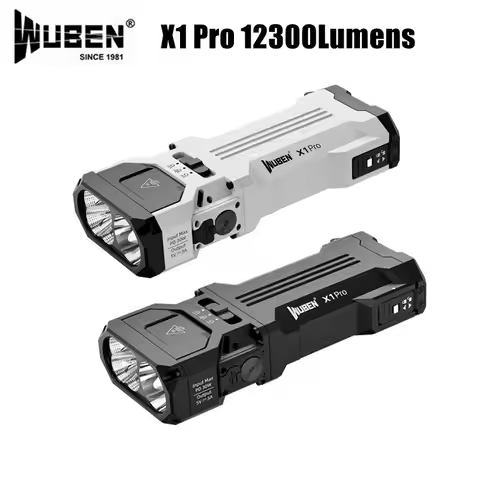 WUBEN X1 Pro Rechargeable EDC Flashlight 12300Lumens Protable Ultra-Bright Waterproof Powerful X1Pro