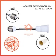 E27 to E27 20cm Bulb Extension Adapter