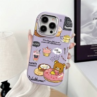 Cute donut teddy bear Case For Realme 11 11X C67 12 12X 13 5 5S 5i 6i C3 C25 C25SC65 Narzo 60X 70X 2