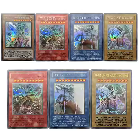 Yu-Gi-Oh! Black Luster Soldier Movable Background HR Holographic Flash Card Egyptian God Hieratic Sc