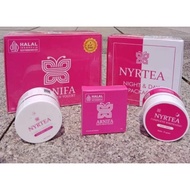 Nyrtea 3in1 sabun+Cream Siang+cream malam original hq