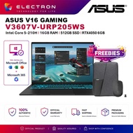 Asus V16 V3607V-URP205WS 16 WUXGA Gaming Laptop Black ( NVIDIA® GeForce RTX™ 4050 C5-210H 16GB 512GB