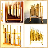 Angklung 1 Oktaf Isi 8 Set Penyangga Terbatas