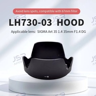 Camera hood replacement LH730-03 suitable for Sigma Art 35 1.4 35mm F1.4 DG lens protection accessor