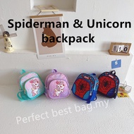 High Quality children backpack spiderman schoolbag unicorn back pack spider man bagpack unicorn school bag unicorn bagpack unicorn beg sekolah