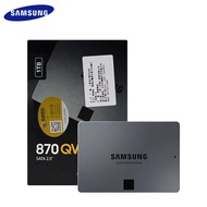 100% Samsung 2เทราไบต์ SSD 1Tb 2.5 "870 QVO 4TB 8TbInternal Hdsata III QLC SATA3 Solid-State ฮาร์ดไดรฟ์100% ใหม่ดั้งเดิมสำหรับเดสก์ท็อป