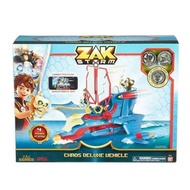Bandai Zak Storm Chaos Deluxe Vehicle Pirate Ship Action Figure + Coin
