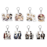 Anime 19 Days Keychain Old Xian BL Mo Guanshan He Tian Jian Yi Manga Youth Figure Pendent Key Chain 