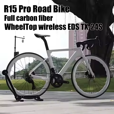 Twitter R15 Pro Full Carbon Fiber Road Bike WheelTop Wireless EDS 24S Road Racing Bicycle Hydraulic 