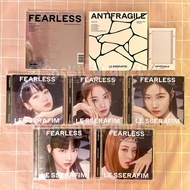 [ Read DESC + CHOOSE J&T ] ALBUM ONLY LE SSERAFIM FEARLESS SOLO JACKET SOLJACK EUNCHAE SAKURA YUNJIN