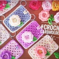 Crochet ezlink card holder