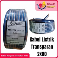 KABEL LISTRIK TRANSPARAN / KABEL LISTRIK SERABUT / KABEL LISTRIK MURAH