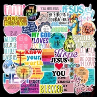 100Pcs/Set ❉ Bible Phrase Series A Stickers ❉ Classical Wisdom Words Fashion DIY Waterproof Decals Doodle Stickers