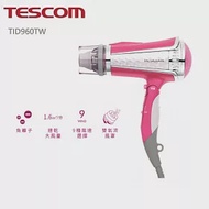 TESCOM 負離子吹風機雙氣流風罩 TID960(粉色)