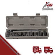 MATA K55 SOCKET WRENCH SET 10 PCS SOCKET BIT SHOCK SOCKET TOOL KIT SET 8-21 MM