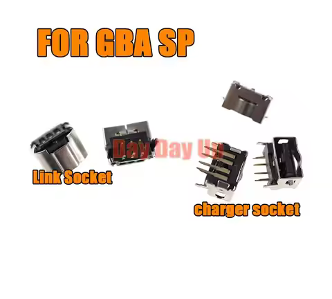 10pcs Game Link Connect Jack power Jack Socket Charger Dock Port Connector charging socket For Ninte